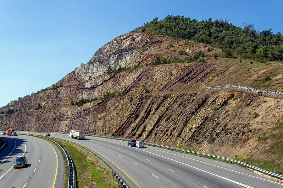 Sideling Hill roadcut